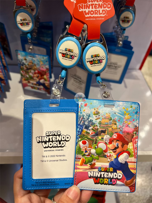 Universal Studios - Super Nintendo World - Grand Opening Retractable Pass Badge