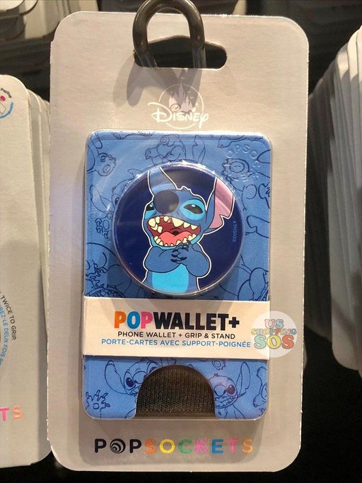 WDW - PopSockets PopWallet+ - Stitch Blue