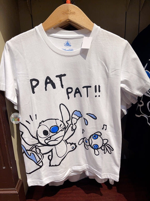 HKDL - Stitch & Scrump ‘Pat Pat!!’ Unisex T Shirt for Adults