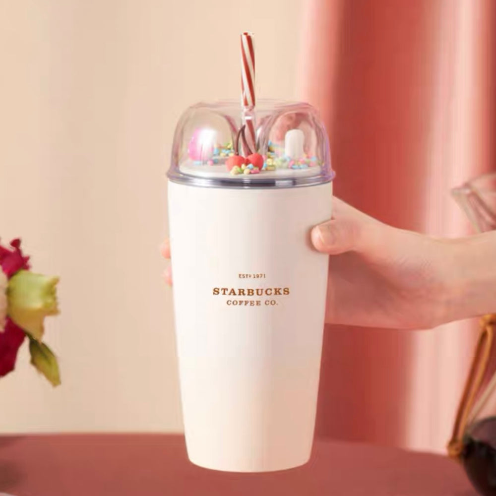 Disney Studded Tumbler With Straw-lid Starbucks Inspired Tumbler