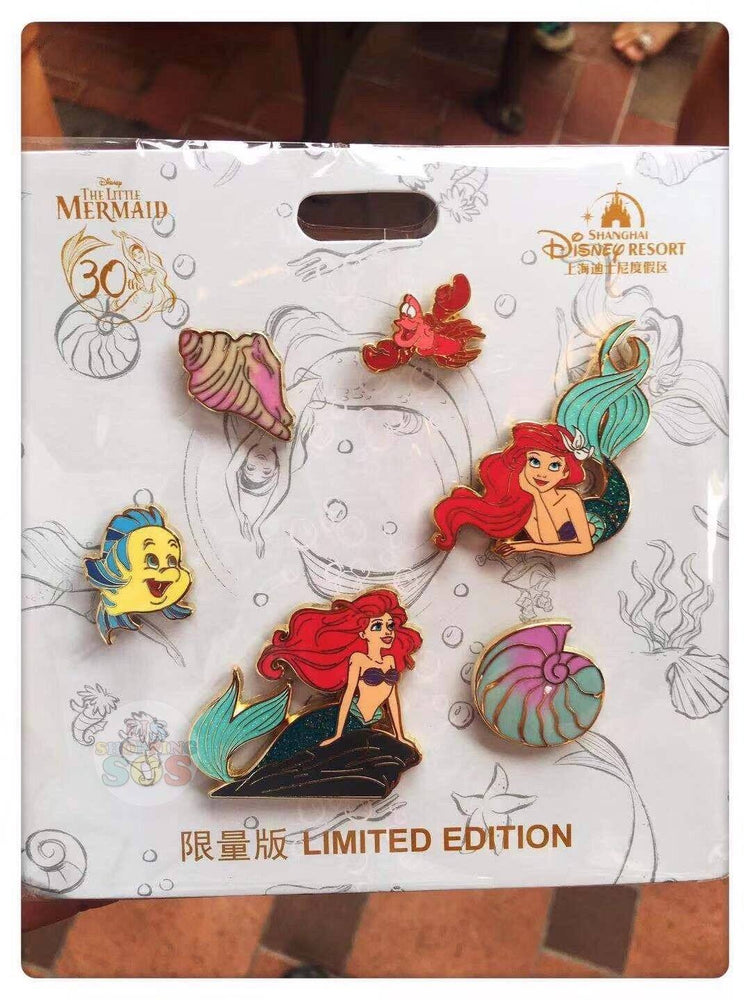 SHDL - Limited Edition of 500 Pins Set x The Little Mermaid 30 Anniversary