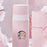 Starbucks China - Cherry Blossom 2022 - 36. Thermos Sakura Pink Logo Stainless Steel Bottle + Carrier 370ml