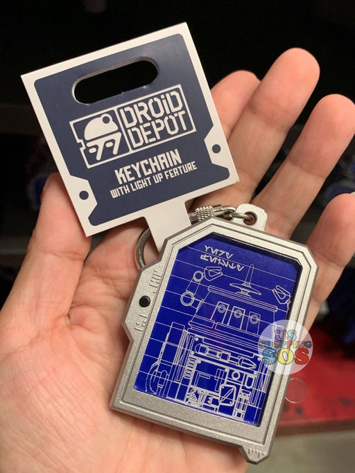 DLR - Star Wars Galaxy’s Edge Droid Depot Keychain with Light-Up Feature