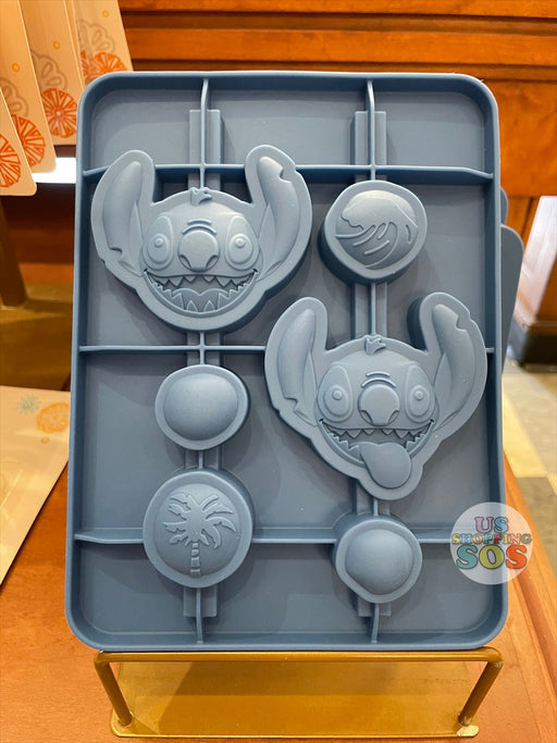 DLR/WDW - Stitch Play the Day Away Straw with Silicone Ice Mold Tray