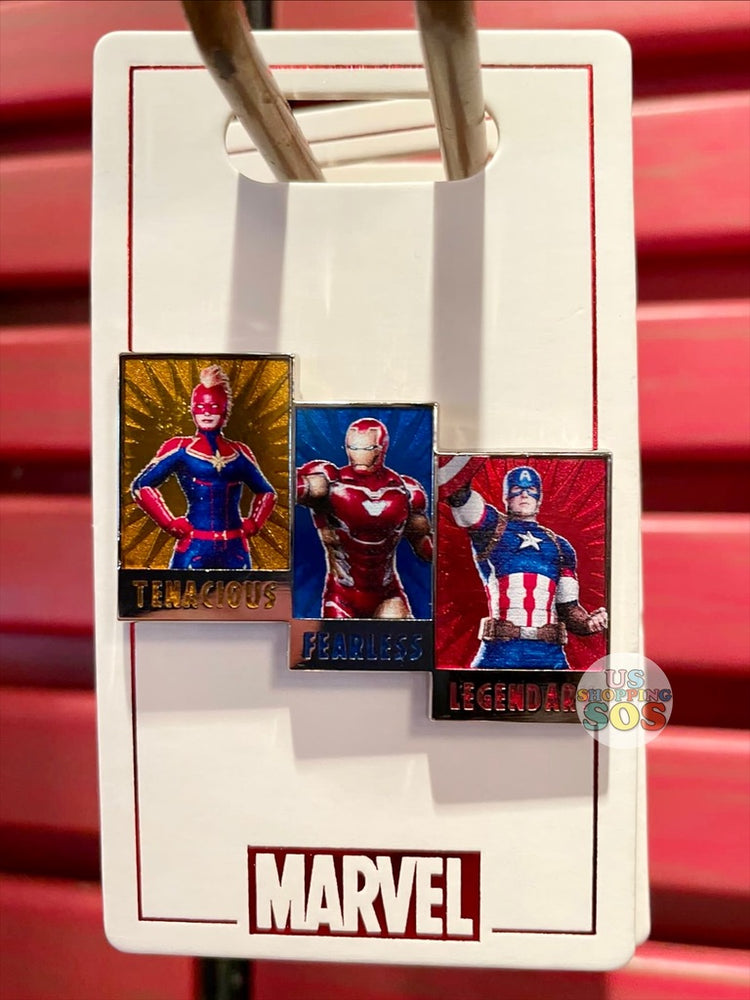 WDW - Marvel Pin - Captain Marvel, Iron Man & Captain America