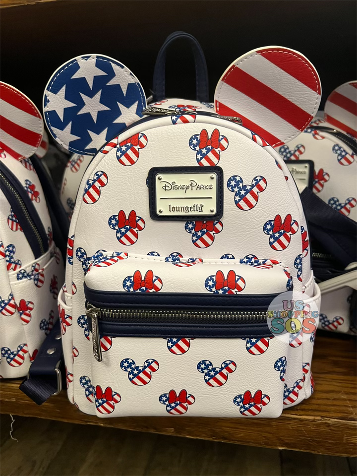 disney mickey and minnie mouse love mini backpack DLR - USA Land that I Love
