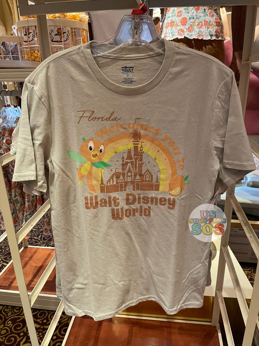 WDW - Walt Disney World 50 Vault - Orange Bird “Welcome You to Walt Disney World” Mocha T-shirt (Adult)