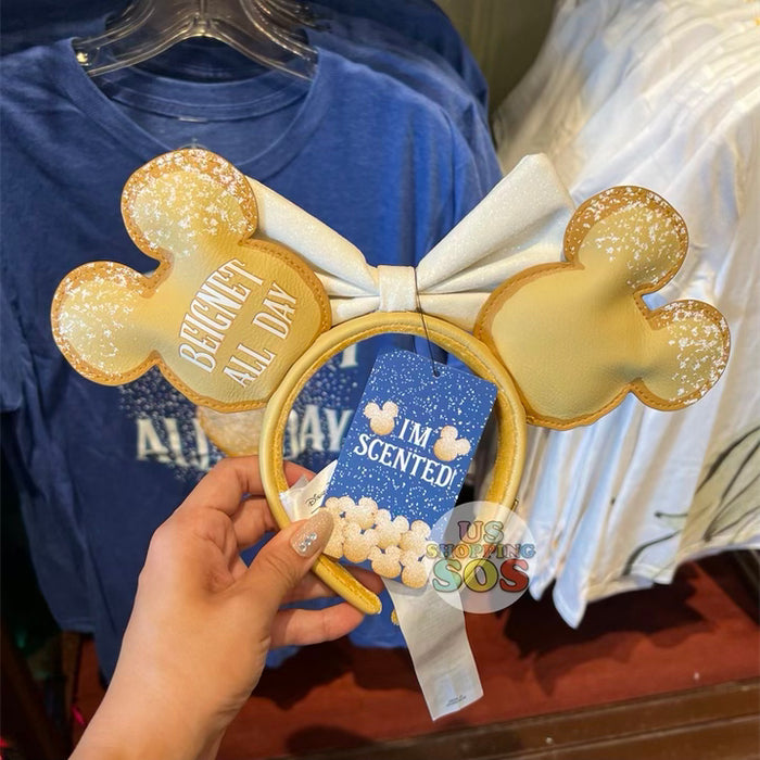 DLR - Loungefly Mickey Mouse Beignet Ear Headband (Scented)