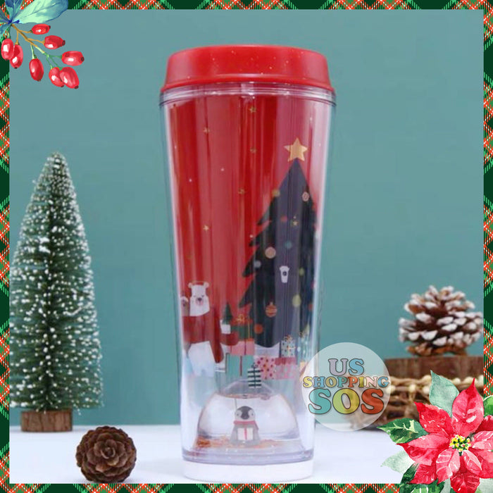 Starbucks China - Christmas Time 2020 (Store 1st Series) - Penguin Snow Globe ToGo Tumbler 355ml