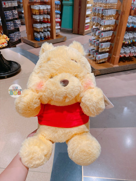 SHDL - Winnie the Pooh "Touching Cheek" Fluffy Plush Toy