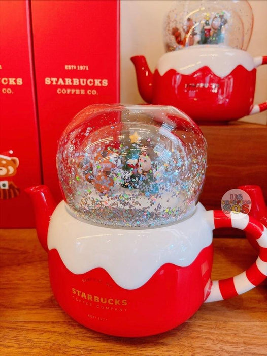 Starbucks China - Christmas Time 2020 (Store 1st Series) - Christmas Tree Greeting Tea Pot & Cup