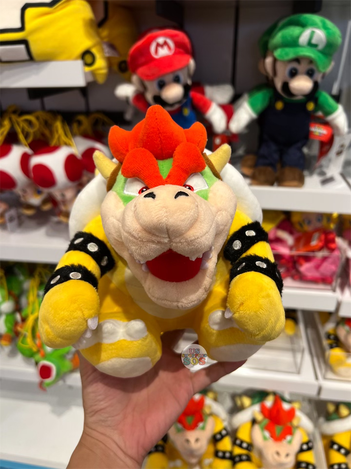 Universal Studios Super Nintendo World Bowser Plush Toy Size S 8 1 2