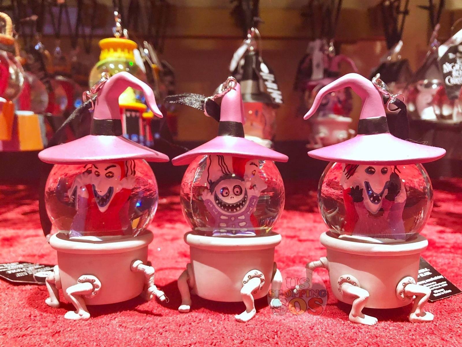 DLR - The Nightmare Before Christmas Snow Globe Ornament - Lock, Shock, and Barrel