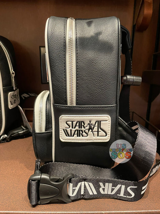 DLR/WDW - Loungefly Star Wars Vintage Action Figures Pin Display Crossbody Backpack