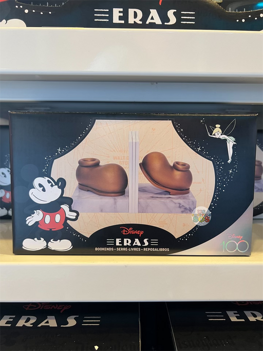 DLR - 100 Years of Wonder - Disney Eras Mickey Shoes Bookends