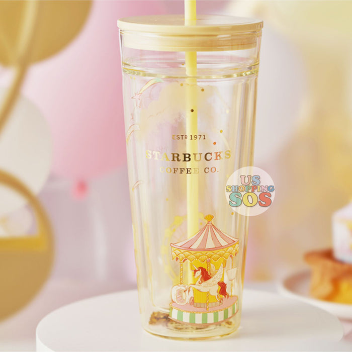 Starbucks China - Dreamy Coffee Paradise 2022 - 4. Carousel Double Glass Cold Cup 591ml