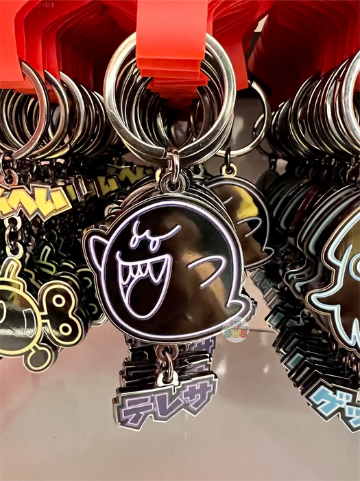 Universal Studios - Super Nintendo World - Boo Neon Katakana Keychain ...