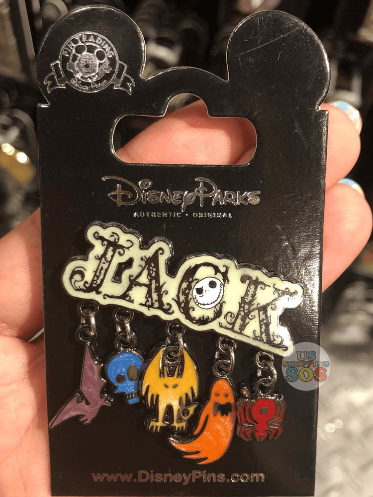 DLR - The Nightmare Before Christmas Pin - Jack’s Name Tag with Friends