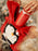 Starbucks China - Christmas 2021 - 21. Red Stainless Steel Bottle 380ml + Penguin Fluffy Tote
