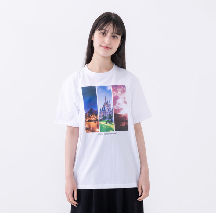 TDR - Tokyo Disney Resort Landscape Pattern T-shirt for Adults