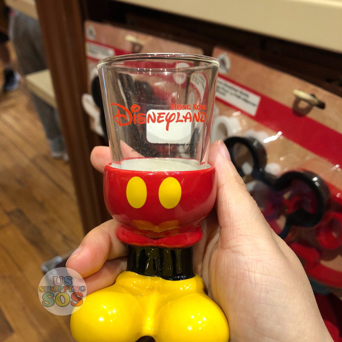 HKDL - Shot Glass x Mickey Mouse with Hong Kong Disneyland Wordings