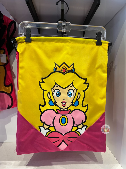 Universal Studios - Super Nintendo World - Princess Peach Big Face Drawstring Backpack