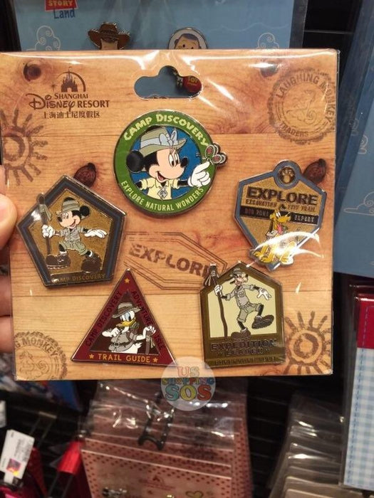 SHDL - Pins Set x Mickey & Friends Camp Discovery