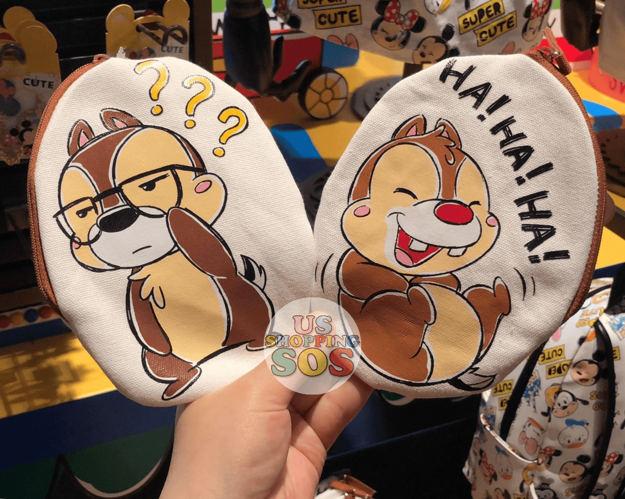 SHDL - Super Cute Chip & Dale Collection - Small Pouch