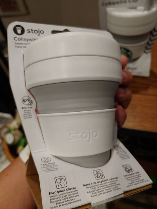Hong Kong Starbucks — Stojo + Starbucks Collapsible Cup (Grey)