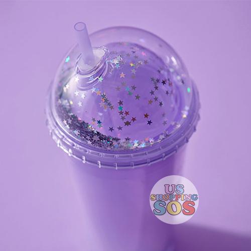 Starbucks 2020 China Gradient Macaron Purple 16oz Straw Water Cup Dome