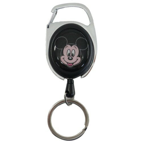 Japan Disney Collaboration - RT Mickey & Minnie Retractable Key Chain