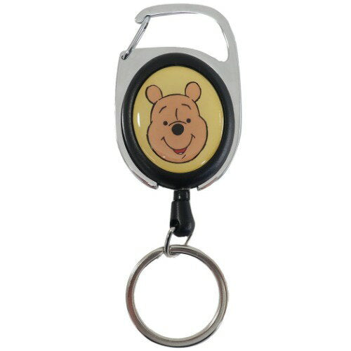 Japan Disney Collaboration - RT Winnie the Pooh & Piglet Retractable Key Chain