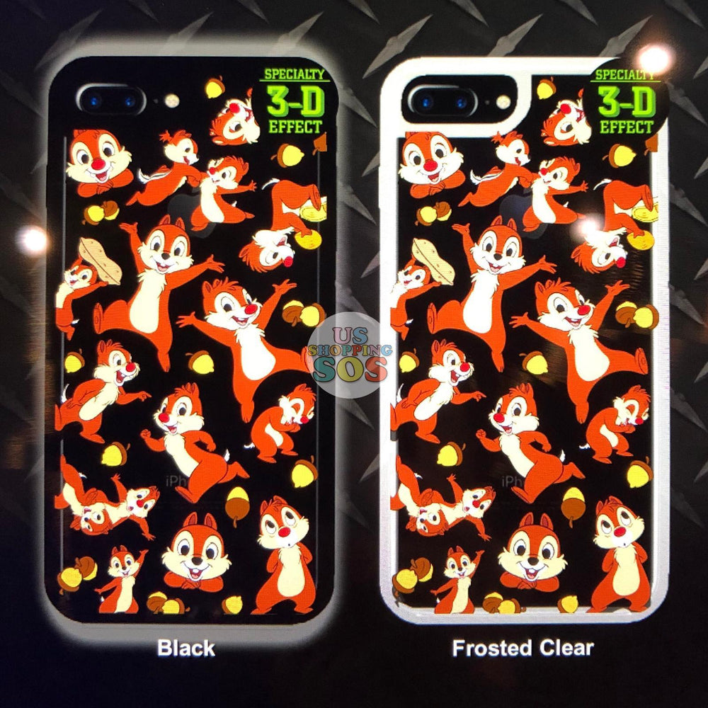 DLR - Custom Made Phone Case - All-Over-Print Chip & Dale (3-D Effect)