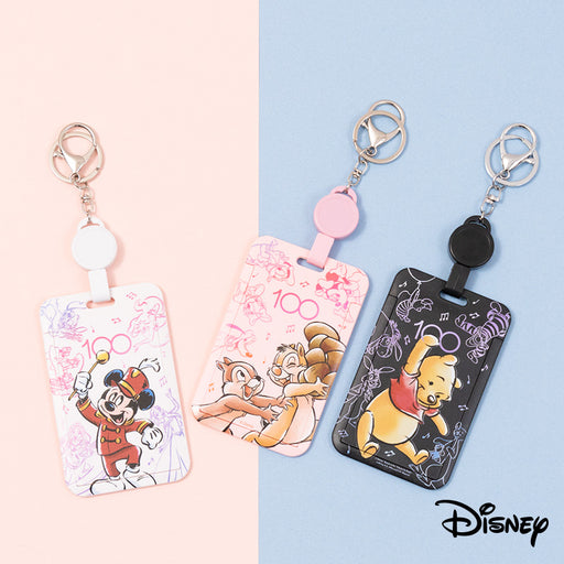 Taiwan Disney Collaboration - Disney 100 Years of Wonder - Disney Characters Retractable Card Holder(3 Styles)