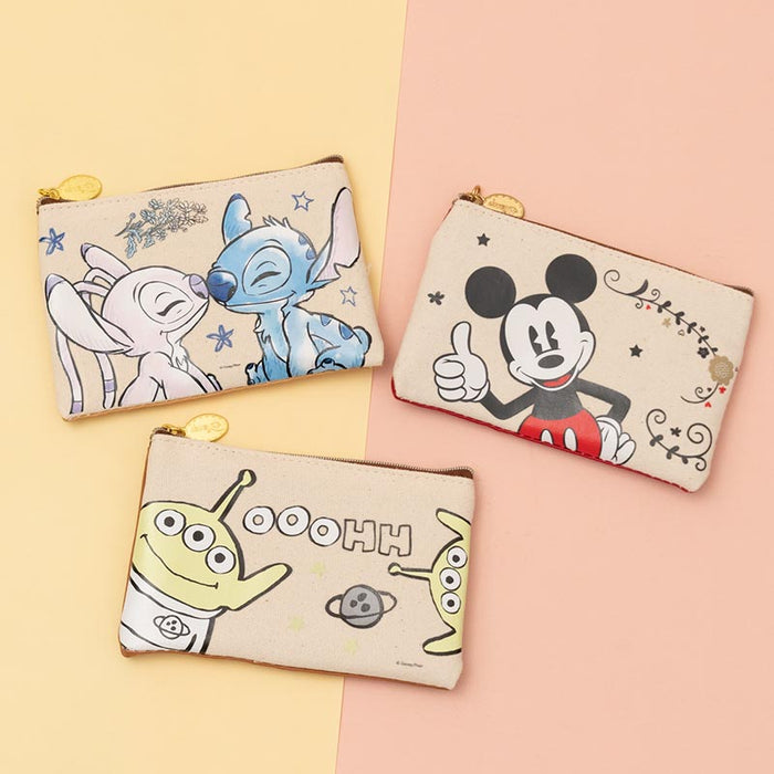 Taiwan Disney Collaboration - Disney Characters Leather Coin Purse  (3 Styles)