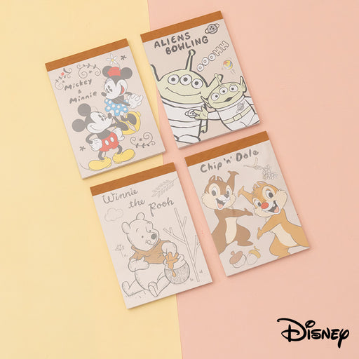 Taiwan Disney Collaboration - Disney Characters Memo Pack (4 Styles)