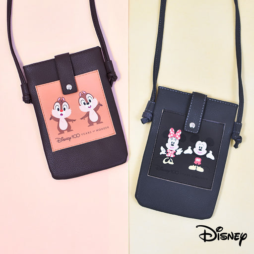 Taiwan Disney Collaboration - Disney Characters Crossbody Leather Phone Case (2 Styles)