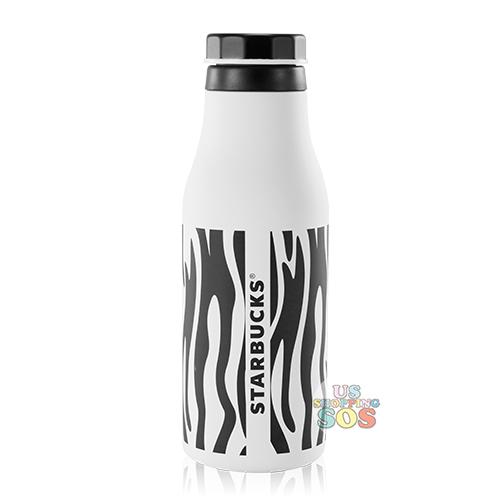Starbucks China - Wild Black & White - Zebra Stainless Steel Water Bottle 473ml