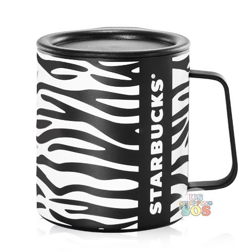 Starbucks China - Wild Black & White - Zebra Stainless Steel Mug 430ml