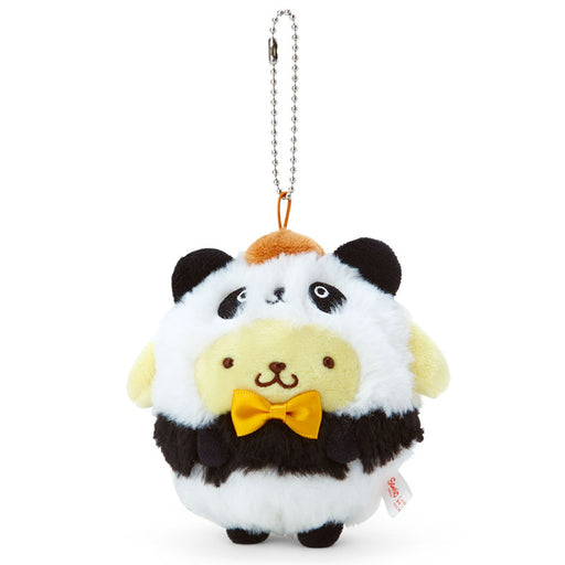 JP Sanrio - Sanrio Gift Gate Ueno Store Limited Panda x Pompompurin Plush Keychain