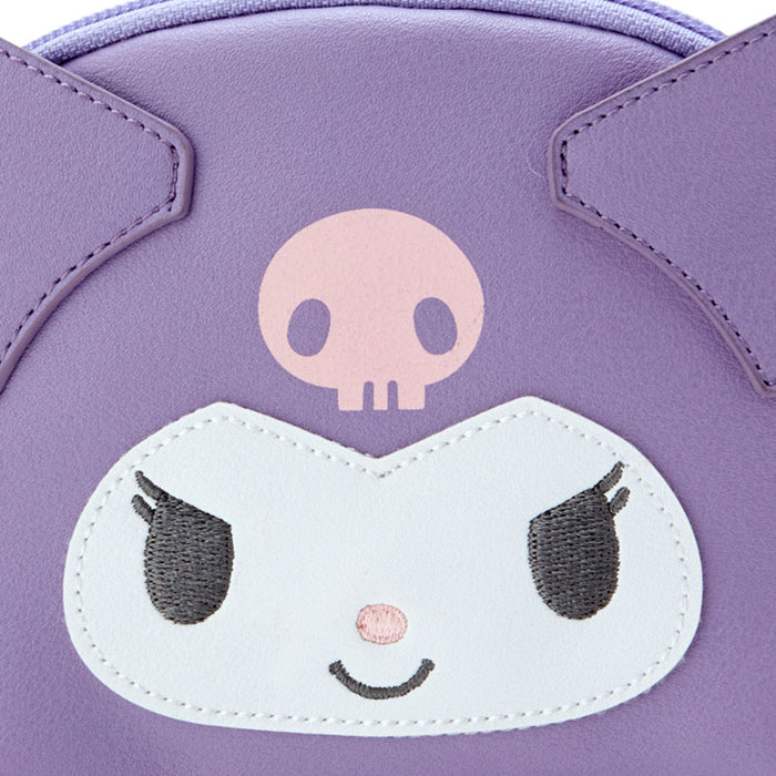 Japan Sanrio - Kuromi Oval pouch (Dull Color) x Purple