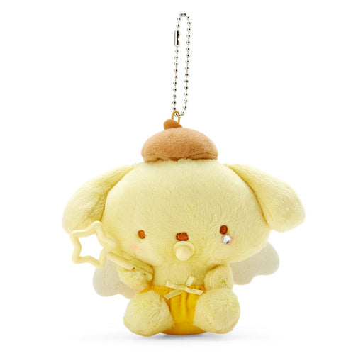 Japan Sanrio - Pompompurin Baby Angel Plush Keychain