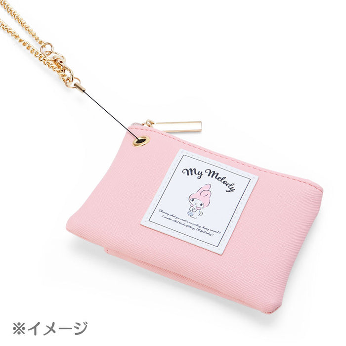 Japan Sanrio - Pompompurin Key & Pass Pouch with Reel